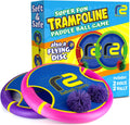 Fun Bouncy Paddle & Stringy Ball Toss and Catch Game - Safe