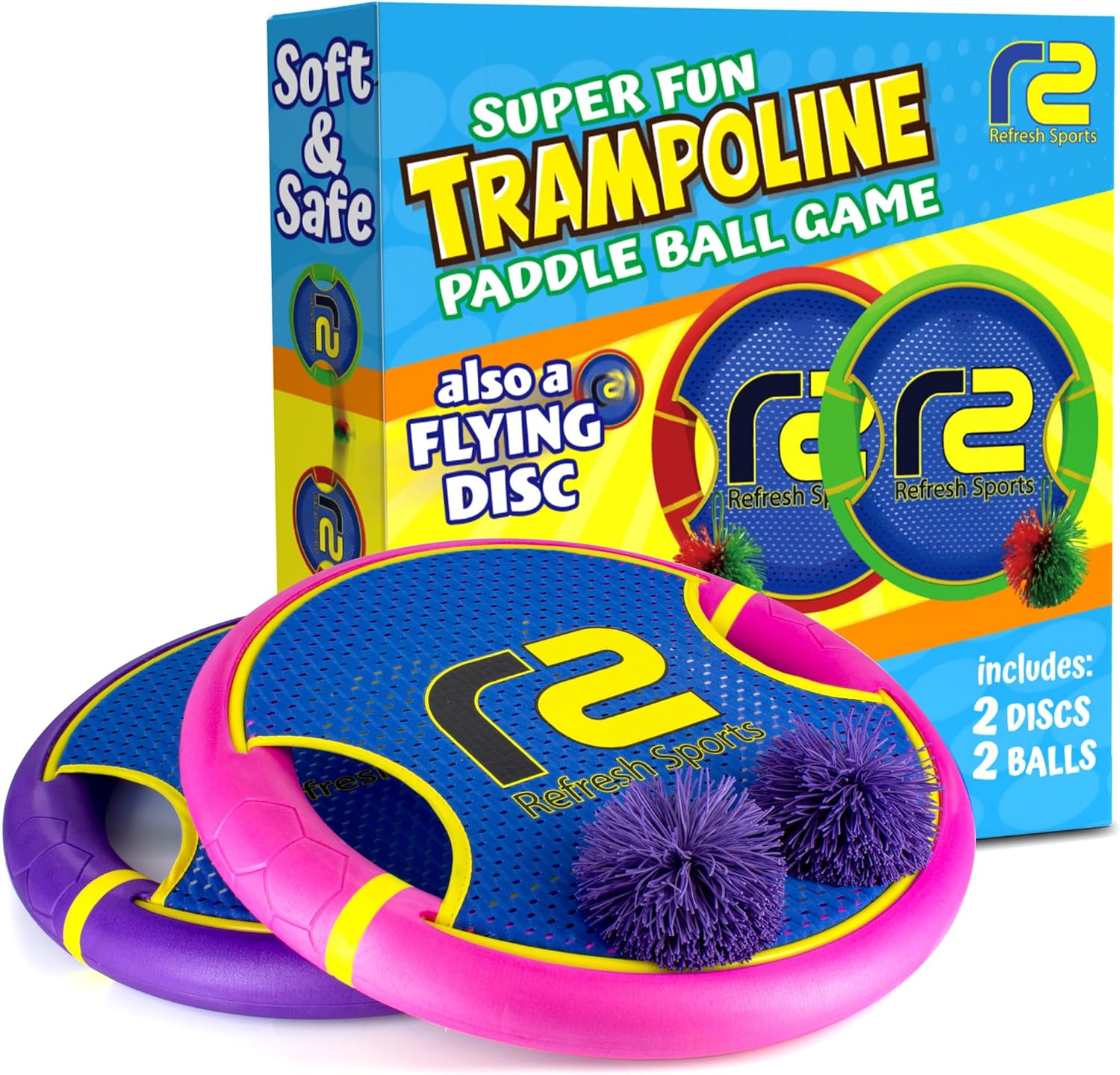 Fun Bouncy Paddle Game for Kids - Safe Indoor Outdoor Play