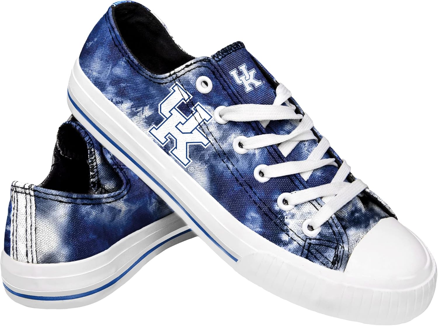 FOCO Women's NCAA College Team Logo Fashion Low Top Sneakers