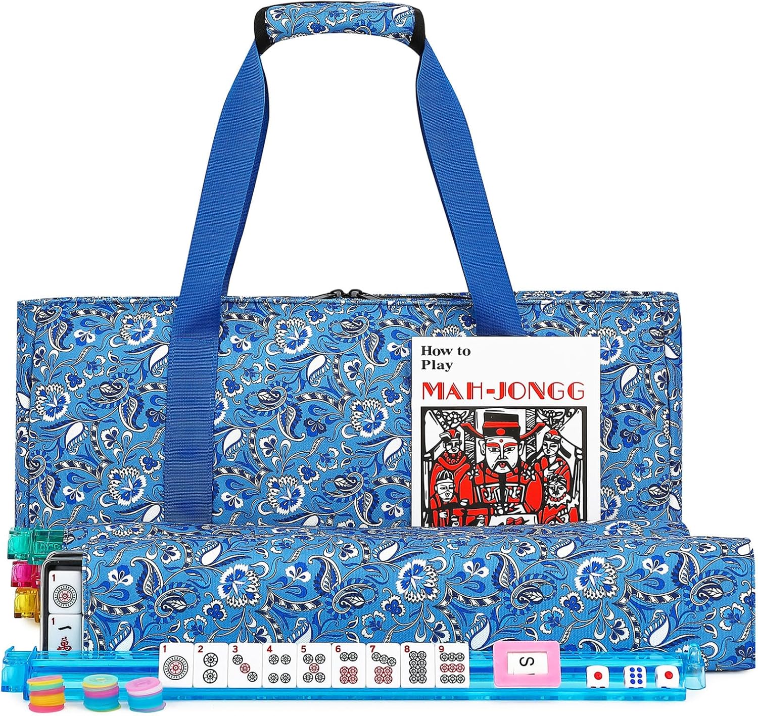 Mahjong Tile Set with 166 Quality Tiles and Accessories