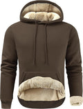 Gesean Men's Cotton Fleece Pullover Hoodie with Kangaroo Pocket