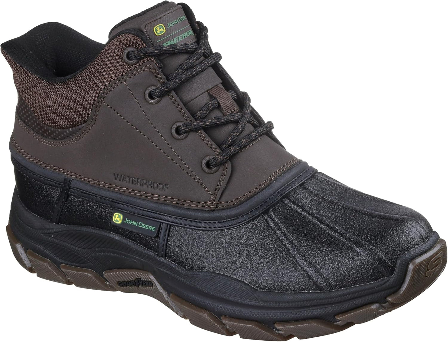 Skechers mens Jdm Respected Swamper: Hands-Free Waterproof Comfort