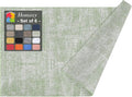 Faux Leather Heat Resistant Placemats Set of 6 - Durable Dining