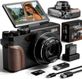 TURE 48MP 4K Digital Camera for Photography & YouTube Vlogging