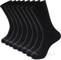 MONFOOT Athletic Cushion Crew Socks 3-8 Pairs - All-Day Comfort