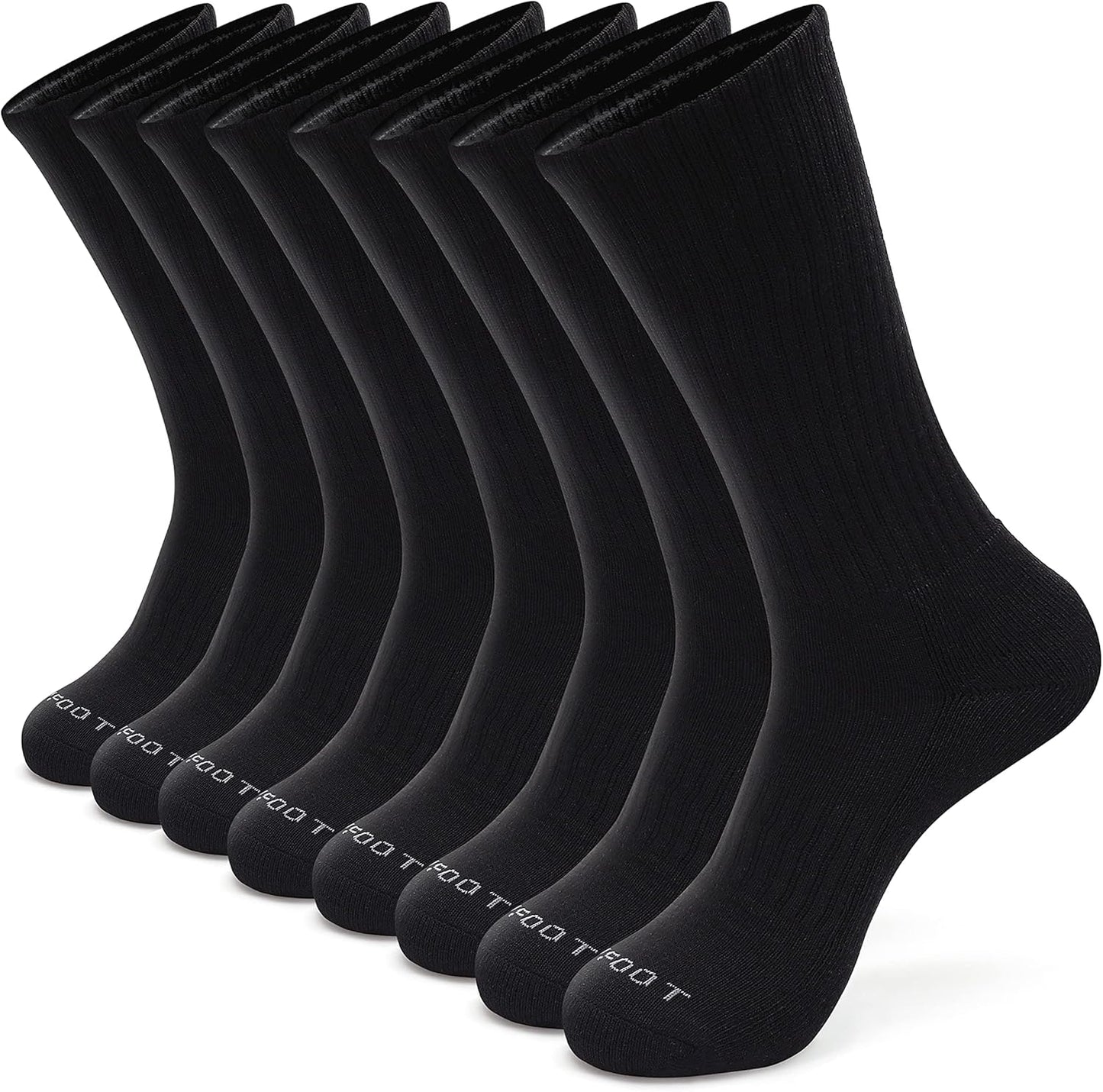 Athletic Cushion Crew Socks for Men and Women - 4-8 Pairs