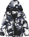 Boys Winter Waterproof Ski Jacket Kids Fleece Lined Warm (Style 3QHL)