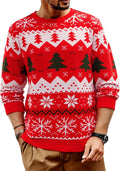 Men's Ugly Christmas Sweater Crewneck Pullover - Cozy Knit Holiday