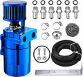 Oil Catch Can Universal Baffled Kit with Breather Filter - 300ml