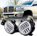 BICYACO LED Fog Light for Dodge Ram 1500 2500 3500 - Bright 6000K