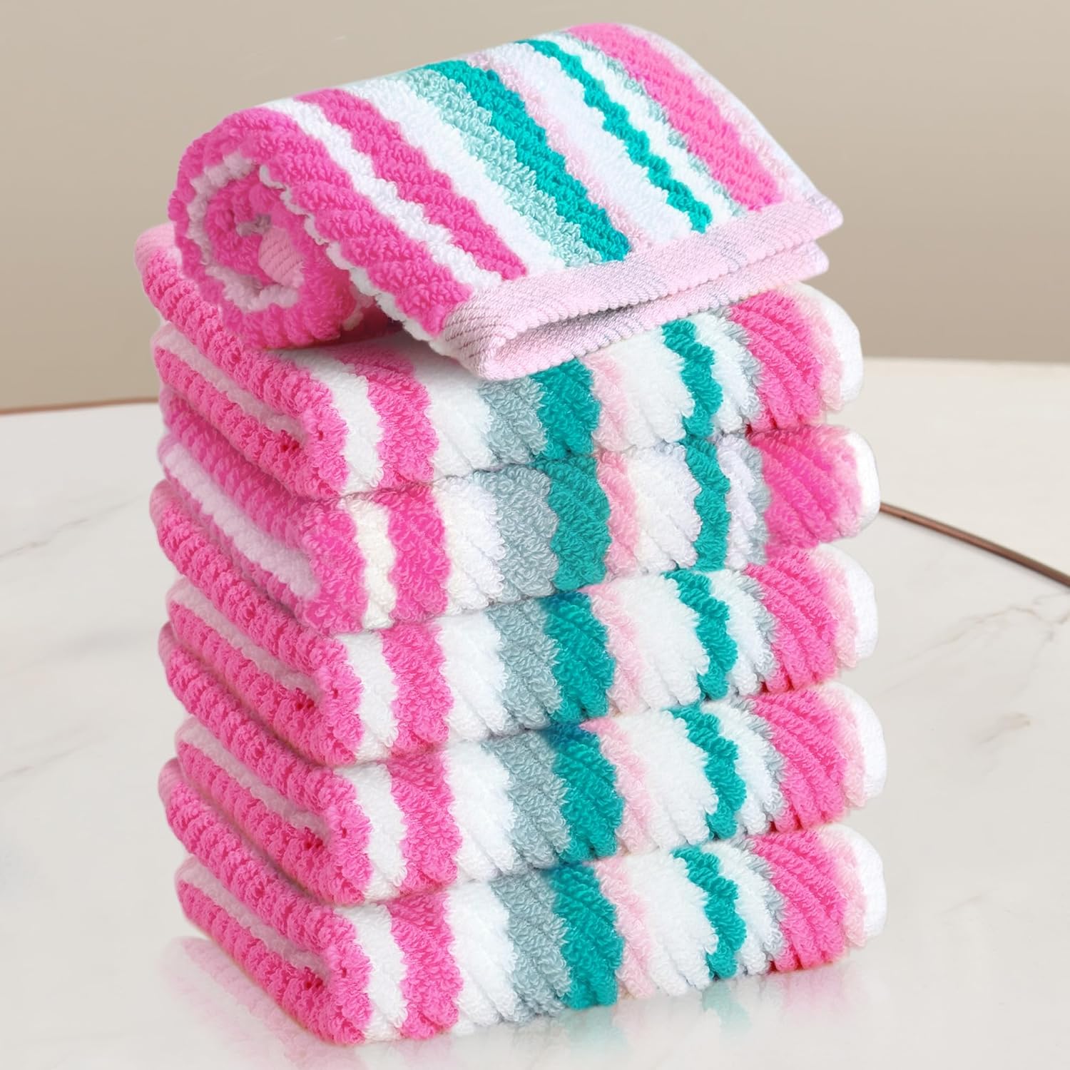 VOOVA & MOVAS Pink Soft Towel Set: Luxury Cotton Towels