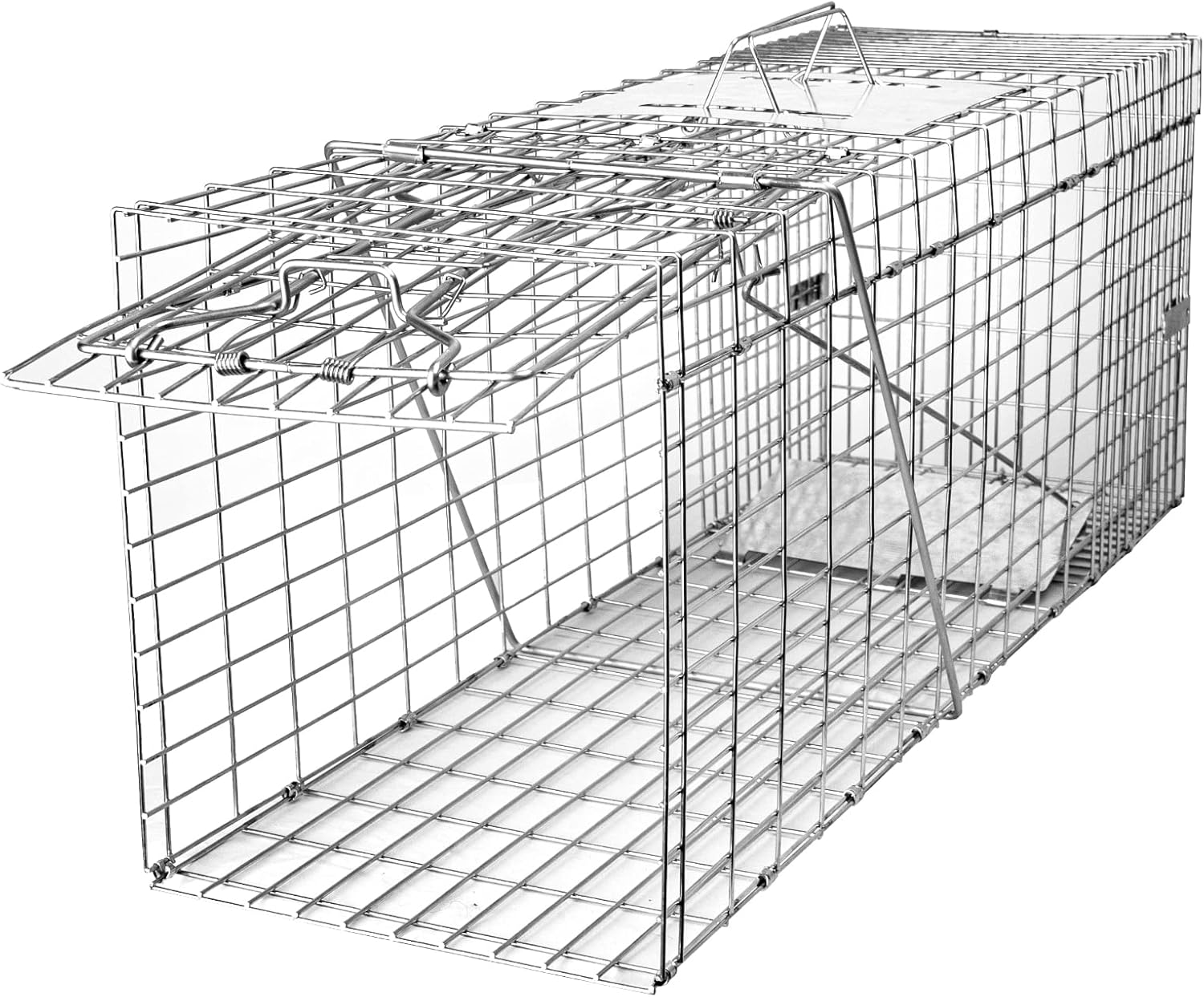 SZHLUX 32in Live Animal Cage Trap for Raccoons and Stray Cats