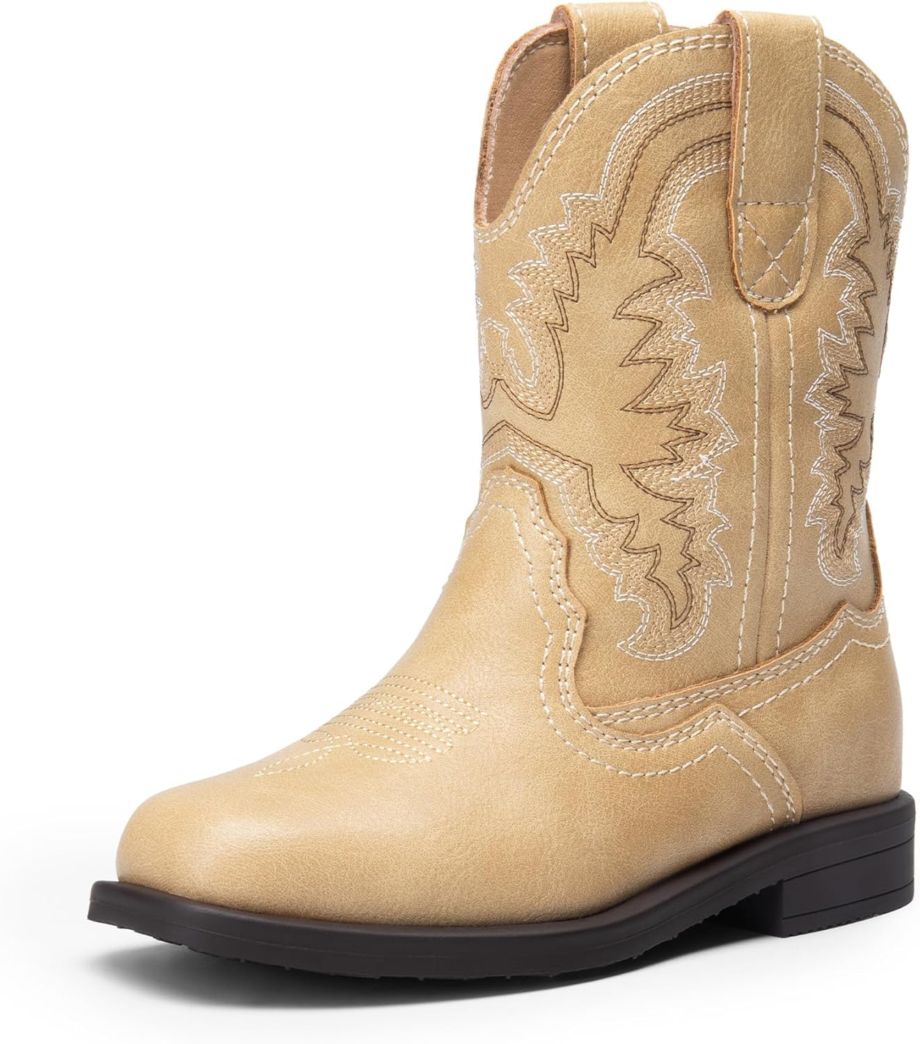 DREAM PAIRS Toddler Cowboy Boots for Boys and Girls Stylish
