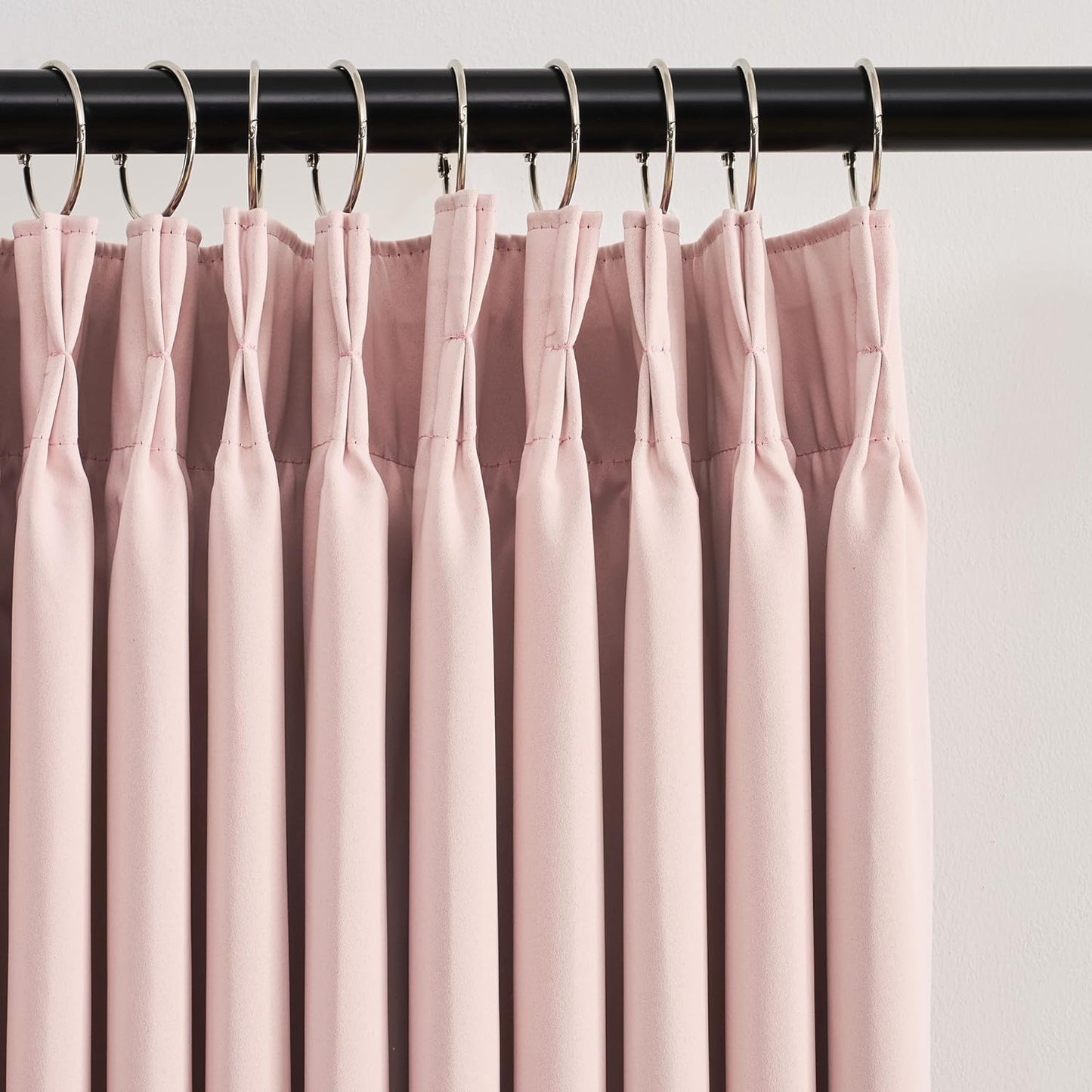 Light Blocking Pink Curtains 84 - KEQIAOSUOCAI