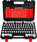 160 PC JIC and ORFS Master Industrial Hydraulic Cap and Plug Kit