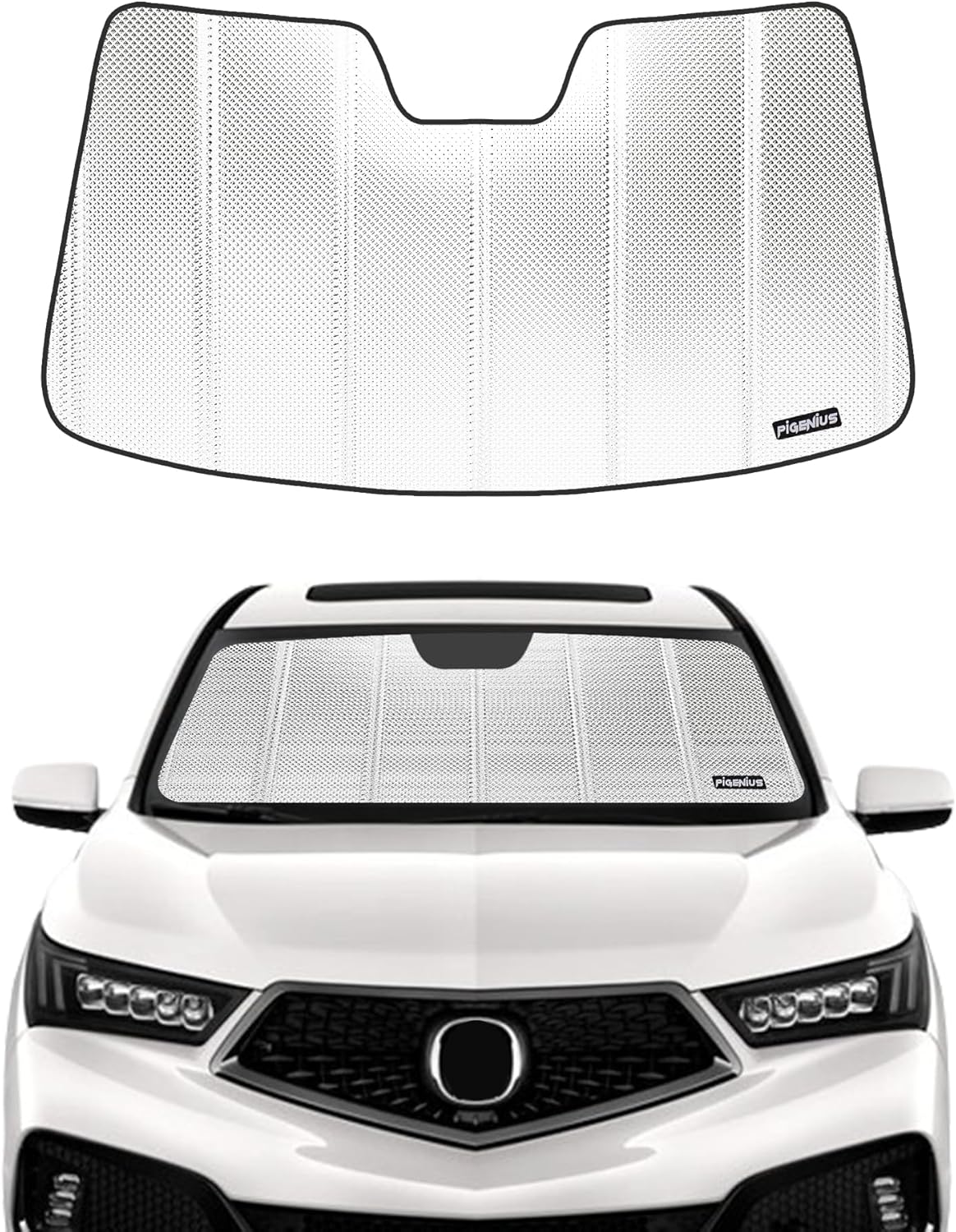 Windshield Sun Shade for Acura MDX 2014-2020 - Custom Fit