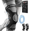 Knee Braces with Patella Gel Pad & Side Stabilizers - Pain Relief