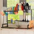 Over Sink Dish Drying Rack Expandable Height and Length - Heavy Duty