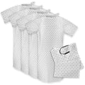 Hospital Gown for Woman & Men Unisex 4-Pack - Soft Back-Tie Gowns