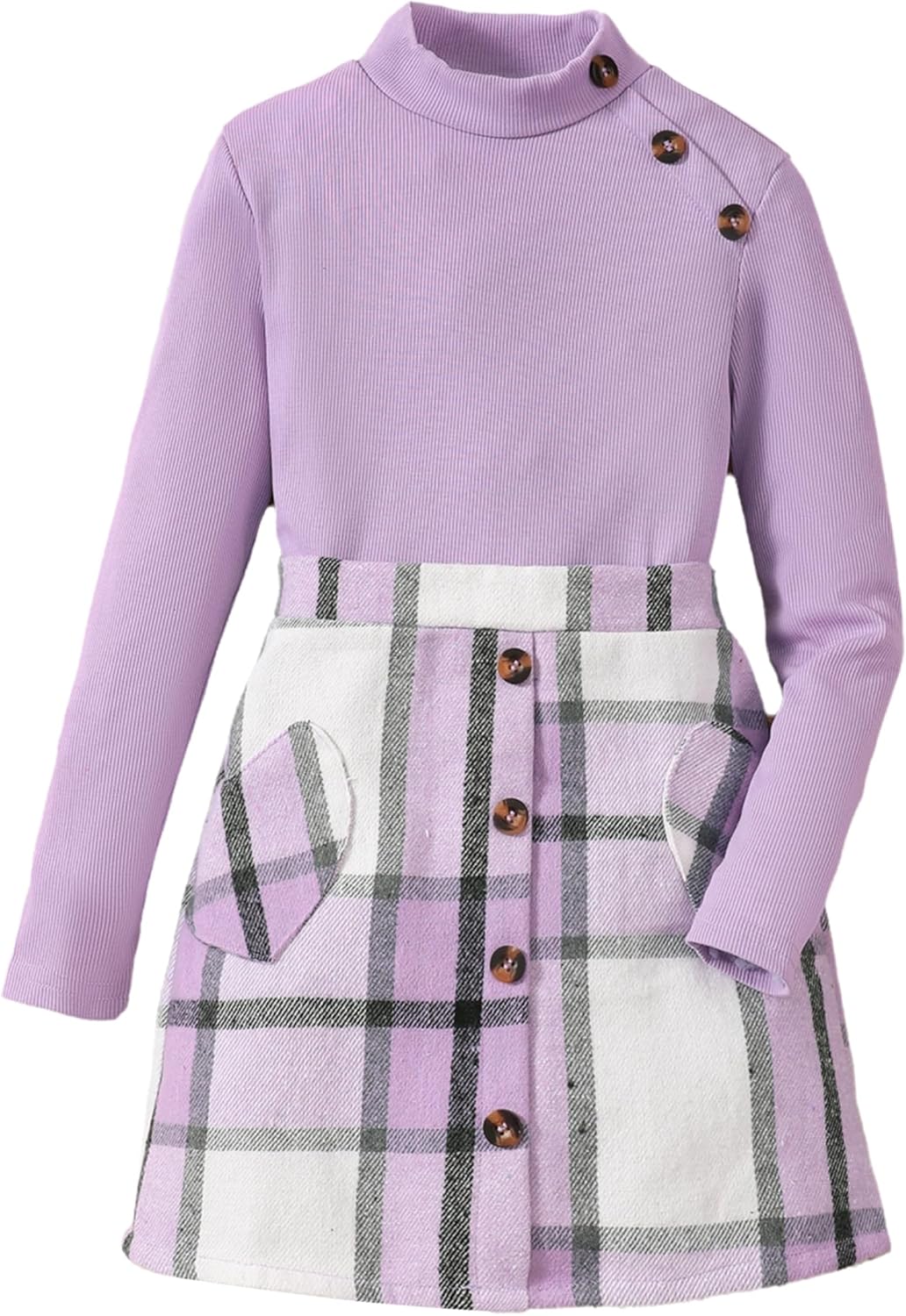 Cute Clothes for Girls Fall Winter 2 Piece Outfit Set for Tweens