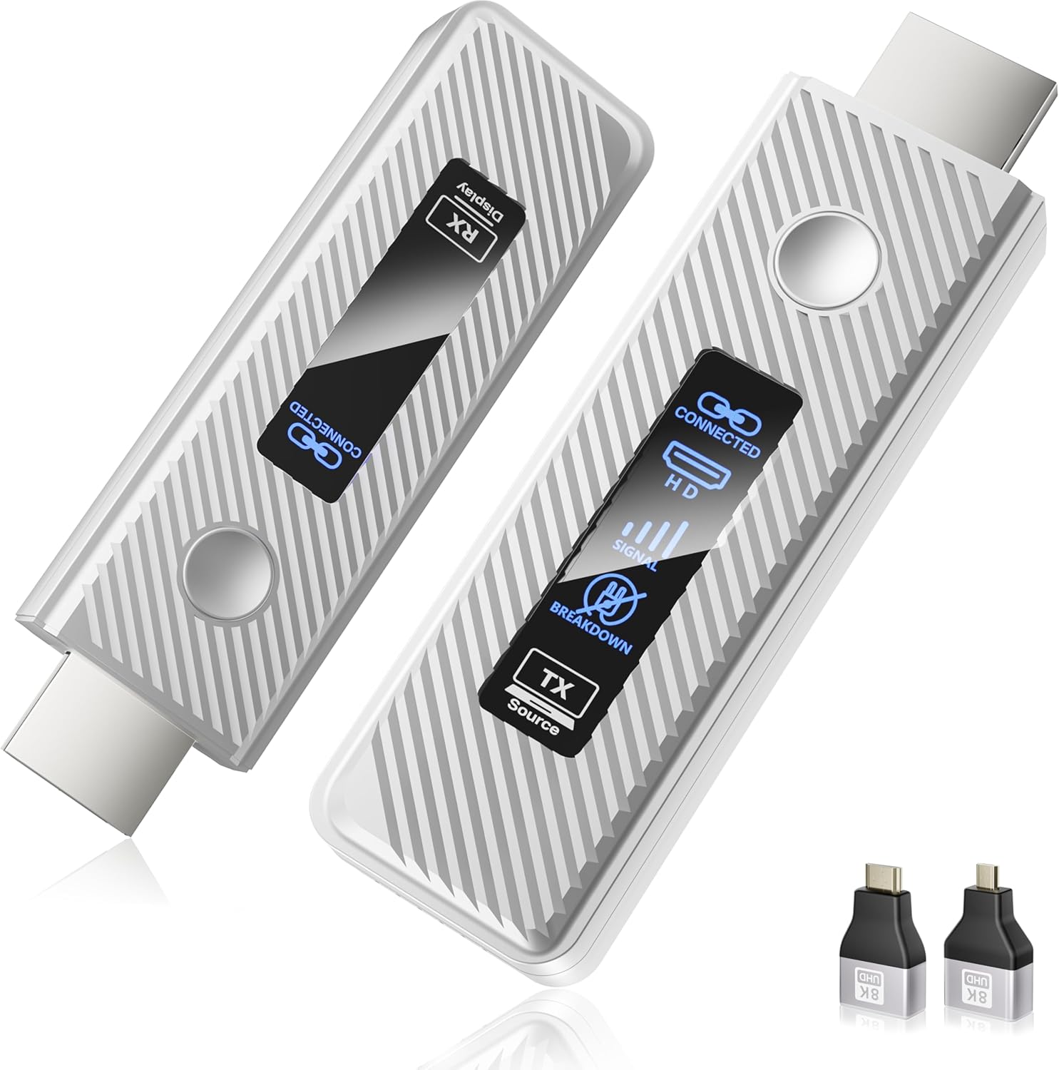 Upgraded Wireless HDMI Transmitter and Receiver for 4K Streaming