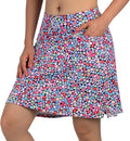 beroy Skorts Skirts for Women 20 in Knee Length Skort - Pocketed