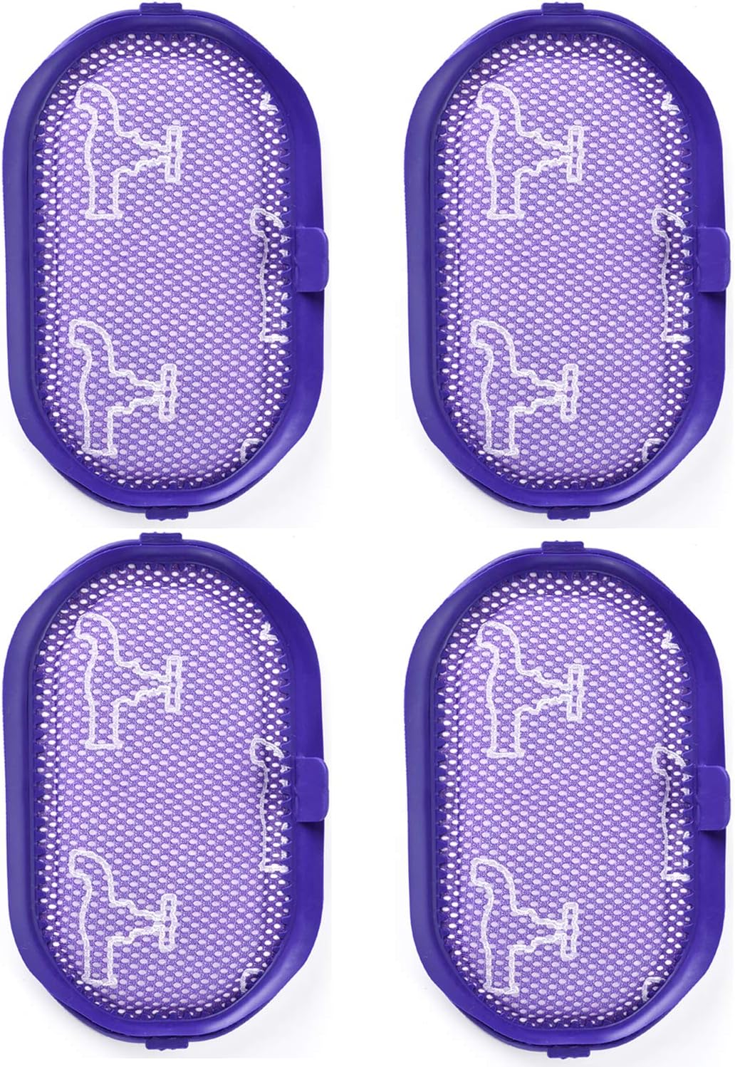 Anewise 4Pk Filter Set: DC44 & Multi Floor Vacuums