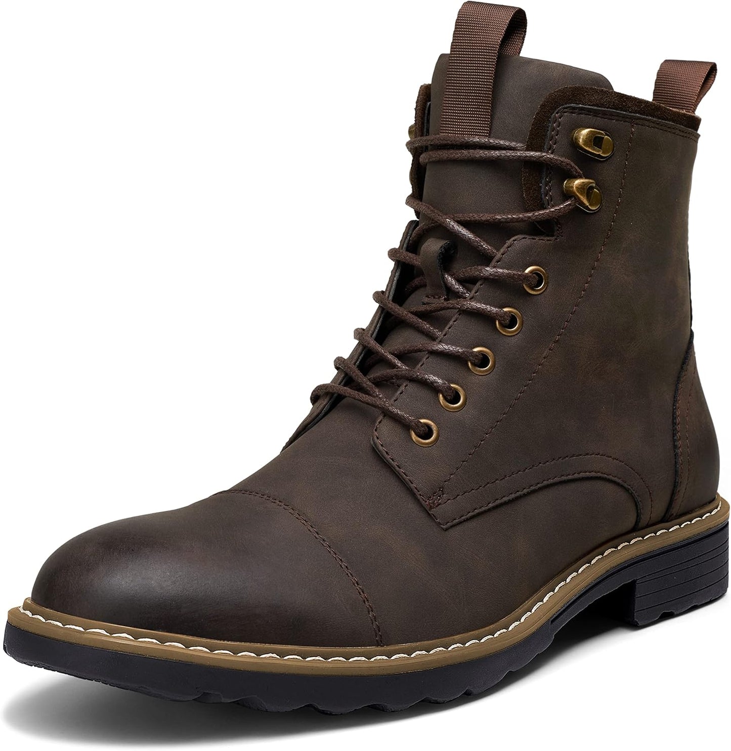 Vostey Mens Boots Motorcycle Casual Zipper Chukka Boots Review