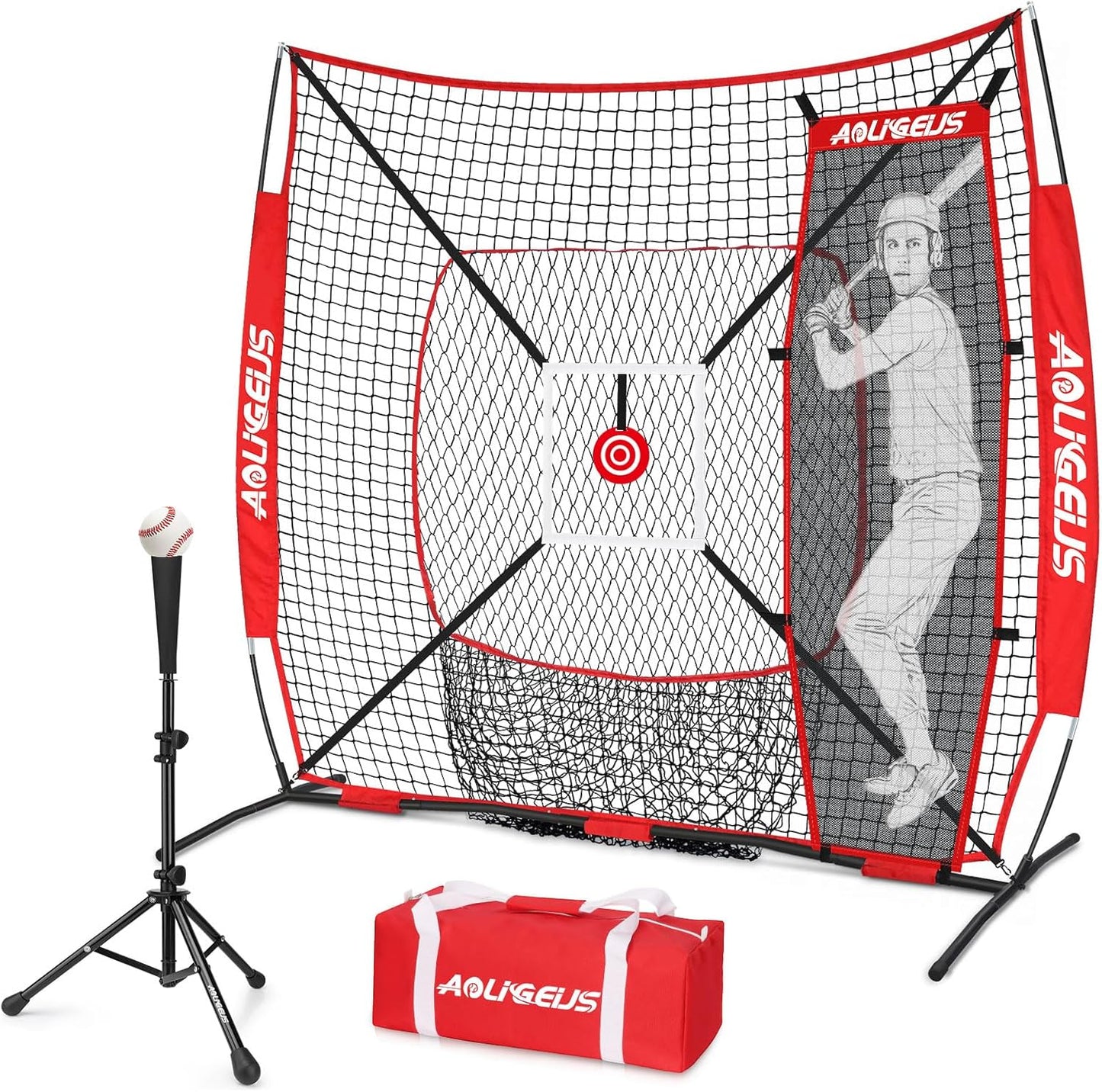 6ftX6ft Baseball Softball Practice Net for Hitting and Pitching