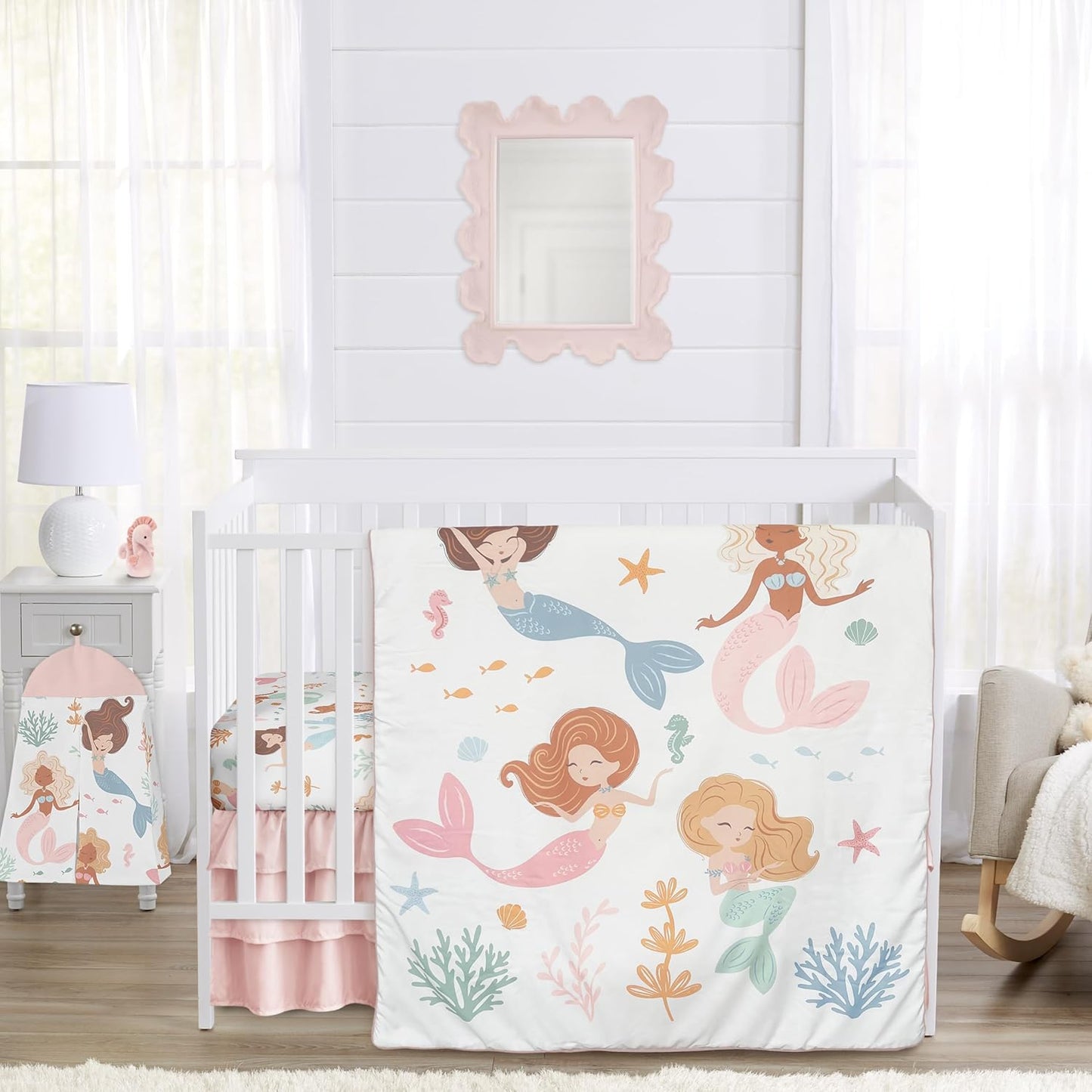 Sweet Jojo Designs Ocean Mermaids Baby Crib Bedding Set Review