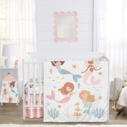 Sweet Jojo Designs Ocean Mermaids Baby Crib Bedding Set Review