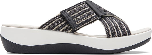 Clarks womens Arla WaveSlide Sandal for Ultimate Comfort