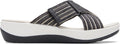 Clarks womens Arla WaveSlide Sandal - Lightweight Cloudsteppers Shoes