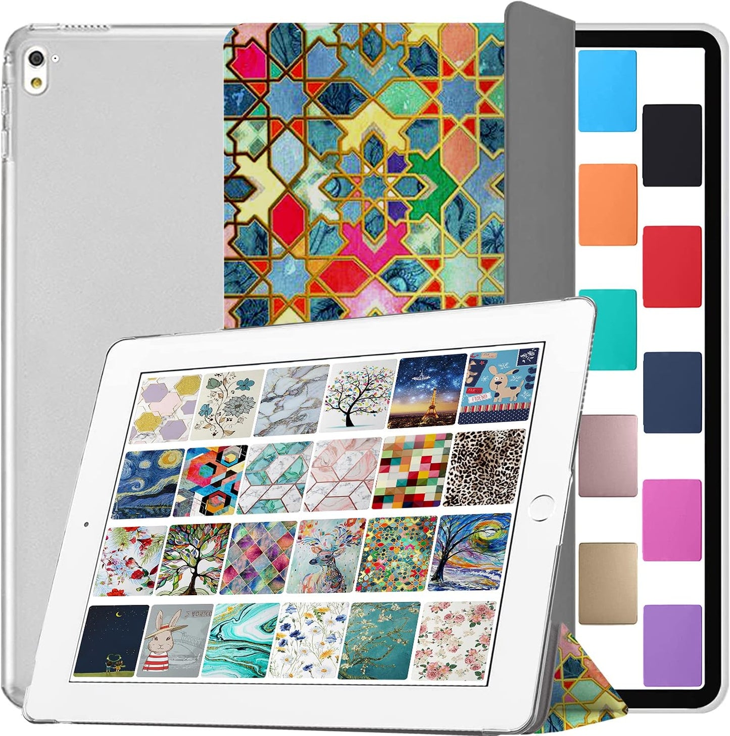 DuraSafe Cases iPad Pro 9.7 inch 2016 Case - Damask Design