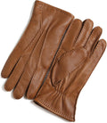 YISEVEN Men's Deerskin Leather Dress Gloves - Cashmere Lined Comfort