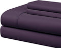 Eggplant Queen Microfiber Sheet Set - Ultra Soft Wrinkle Resistant