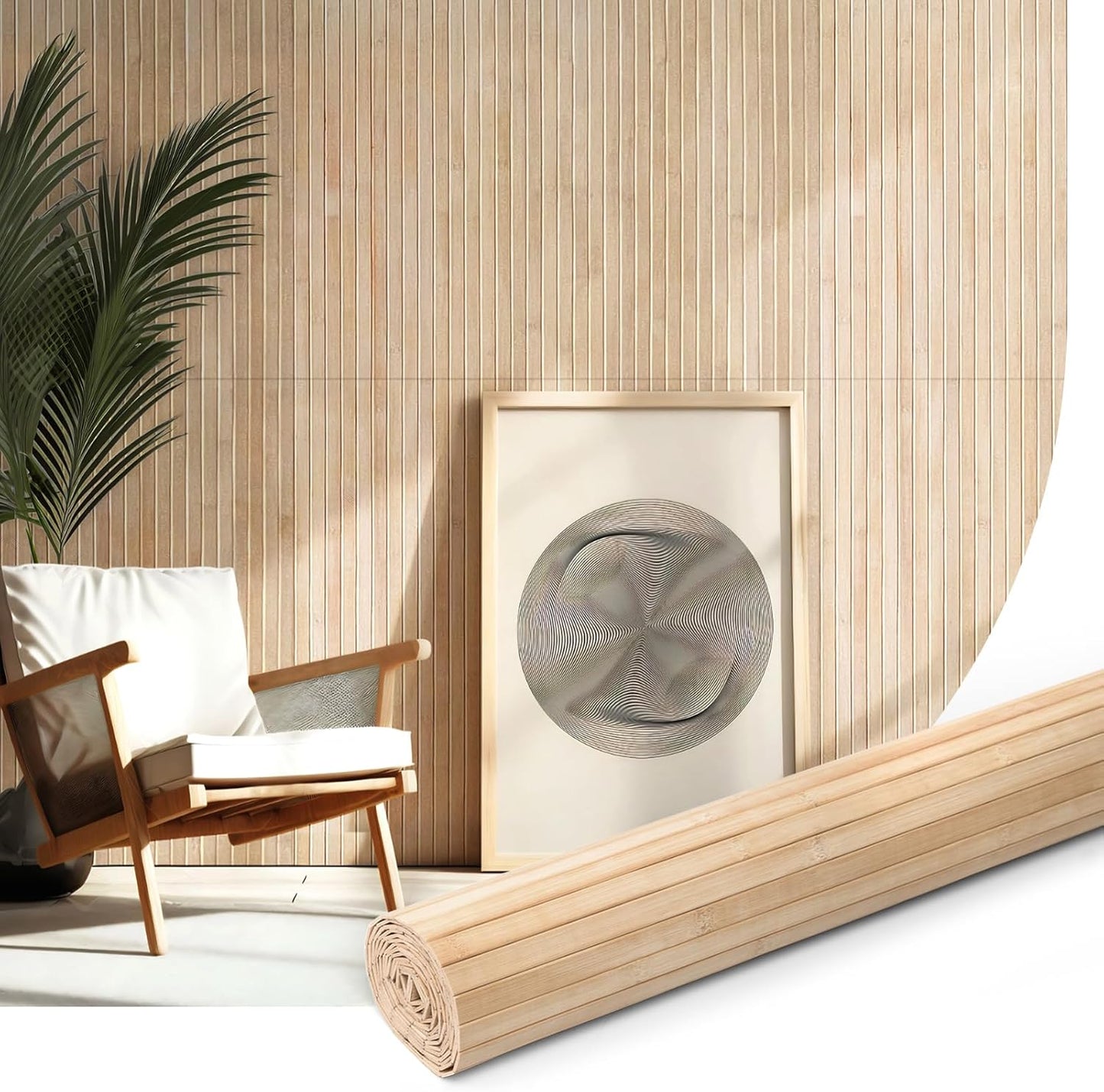 Natural Bamboo Wall Panel for Elegant Interior Decor Solutions