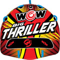 WOW Sports Thriller Towable Deck Tube for Boating Adults - Stable