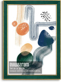 Suede 14x20 Frame - Elegant Green 14 x 20 Picture Frame