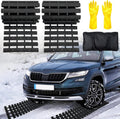 Tire Traction Mats 2 pcs 47.2in - Emergency Snow and Mud Rescue