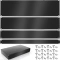 1U/2U/3U/4U Blank Rack Panel 4 Pack - Metal Blanking Panels