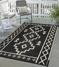 Uphome Outdoor Rug Mat Waterproof 5x8 ft - Reversible Boho Patio Rug