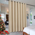 Privacy Curtain for Sliding Glass Door 100 in x 96 in - Light Block