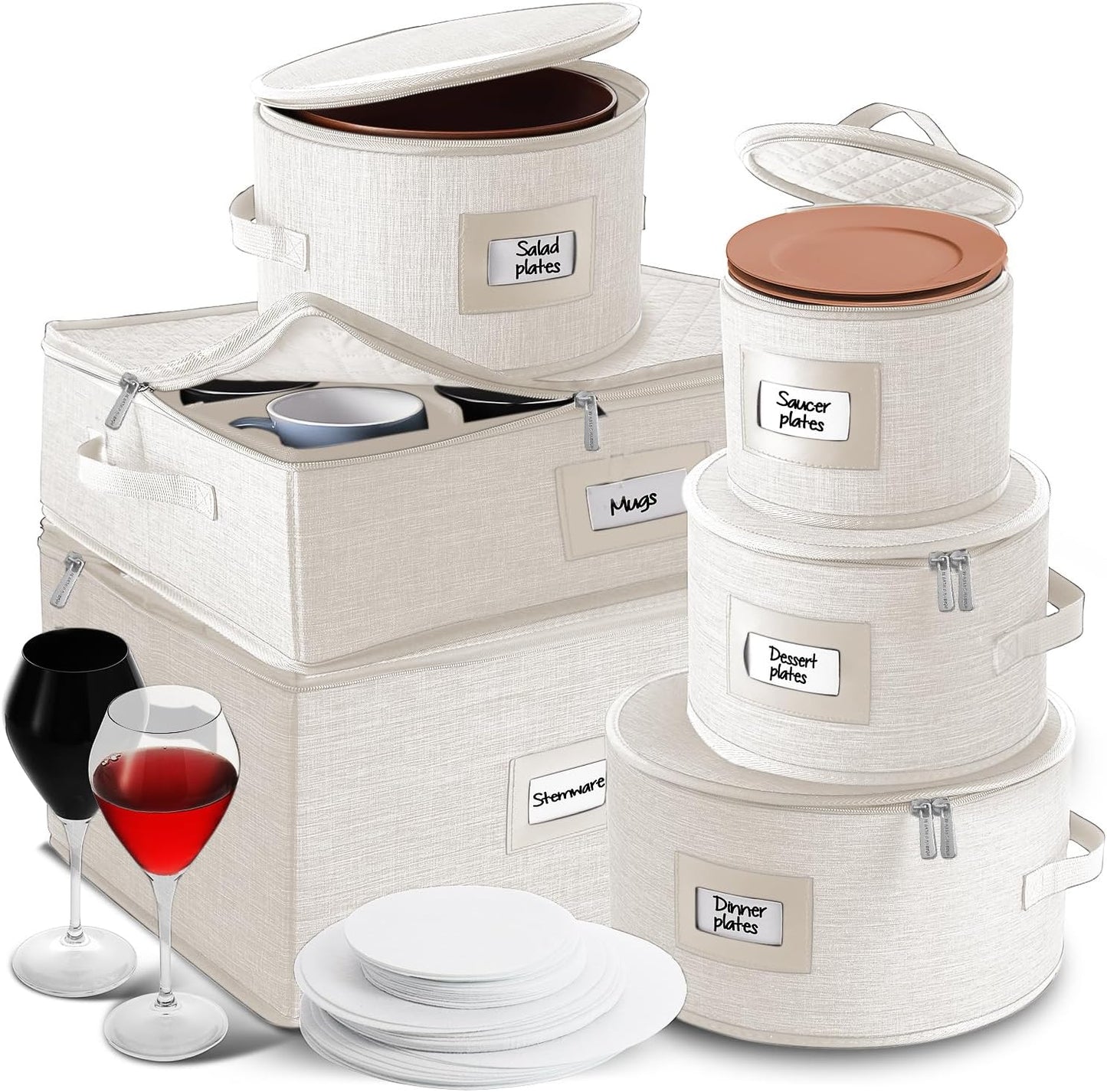 Fine China Storage Containers for Safe and Stylish Organization