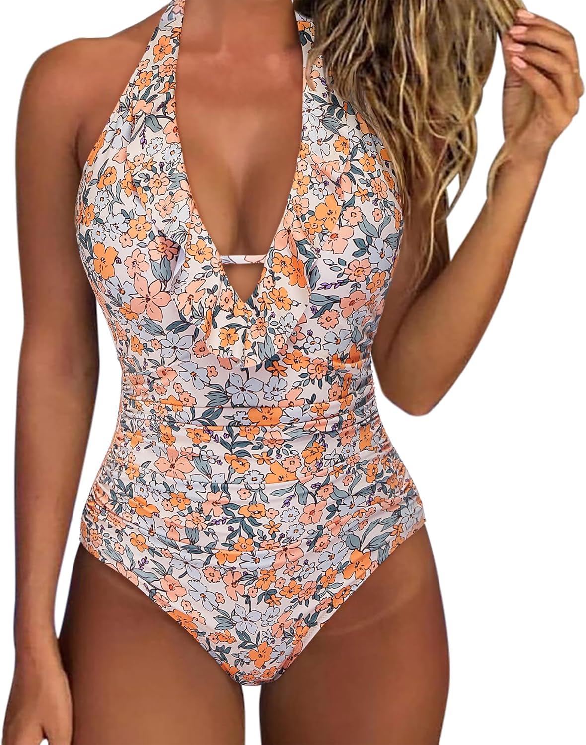 SUUKSESS Women Sexy Halter One Piece Swimsuits Review