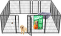 FXW Homeplus Unleashed Indoor Dog Playpen - Heavy Duty 40 in 16 Panels