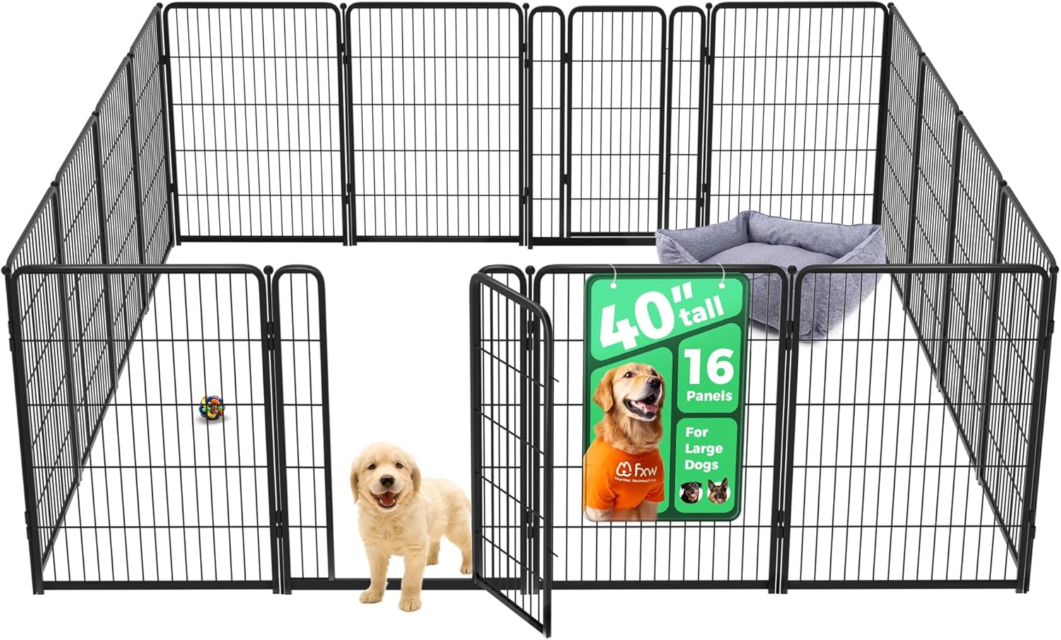 FXW Homeplus Unleashed Indoor Dog Playpen for Safe Play