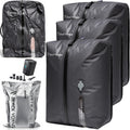 Black Voyage Reusable Vacuum Compression Travel Bag 3-Pack - Space