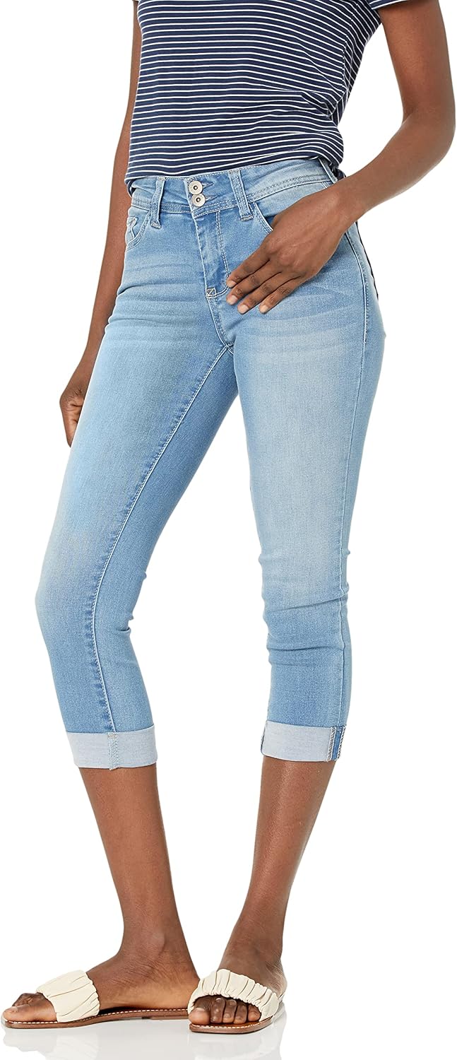 WallFlower Women's Ultra Crop Mid-Rise Insta Soft Jeans Review