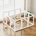 Clear Acrylic Dog Playpen Transparent Indoor Pet Pen - Easy Assemble